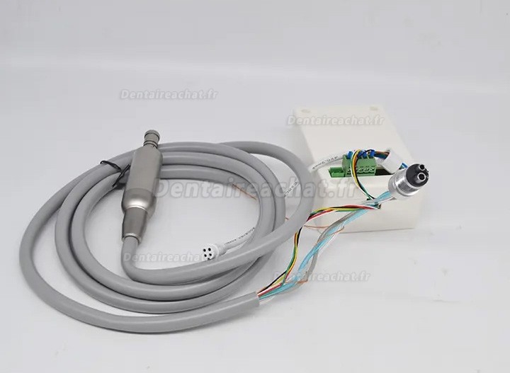 Moteur électrique sans balais intégré avec fibre optique LED pour fauteuil dentaire